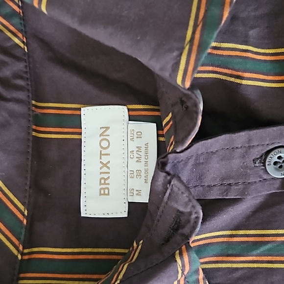 Brixton Sidney boxy short sleeve shirt medium - Picture 3 of 4